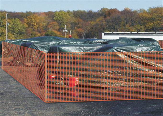 Áreas químicas peligrosas de la construcción del borde de la seguridad del control plástico temporal de la cerca disponibles