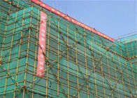 Red material plástica de la seguridad de construcción del PE usando para la protección constructiva
