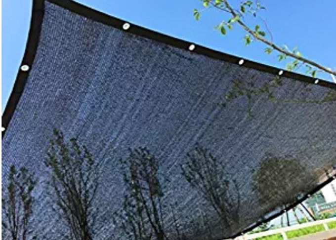 pantalla agrícola tejida negra de la red de la sombra del sol de la tarifa del 60% que sombrea