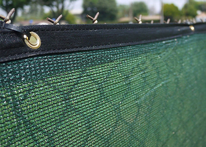 Malla plástica de la pantalla del verde de la aislamiento del parabrisas para el color verde neto que cultiva un huerto